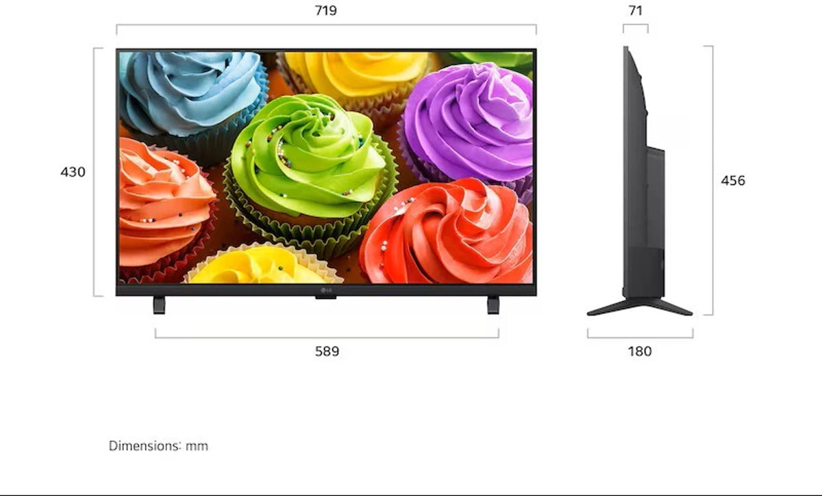 LG Gen9 81.28 cm (32 inch) Full HD LED Smart WebOS TV 2026 Edition with Alpha 5 AI Processor Gen9,Ready (requires AI Magic Remote) (32LB651BPLA)