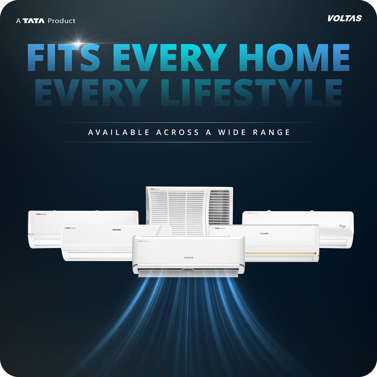 Voltas 1.5 ton 3 Star Inverter Window AC (Copper, 2-in-1 Cooling Modes, Anti-Dust Filter, 2-Way Swing, Memory Restart, Sleep Mode (183INV PEARL, White)