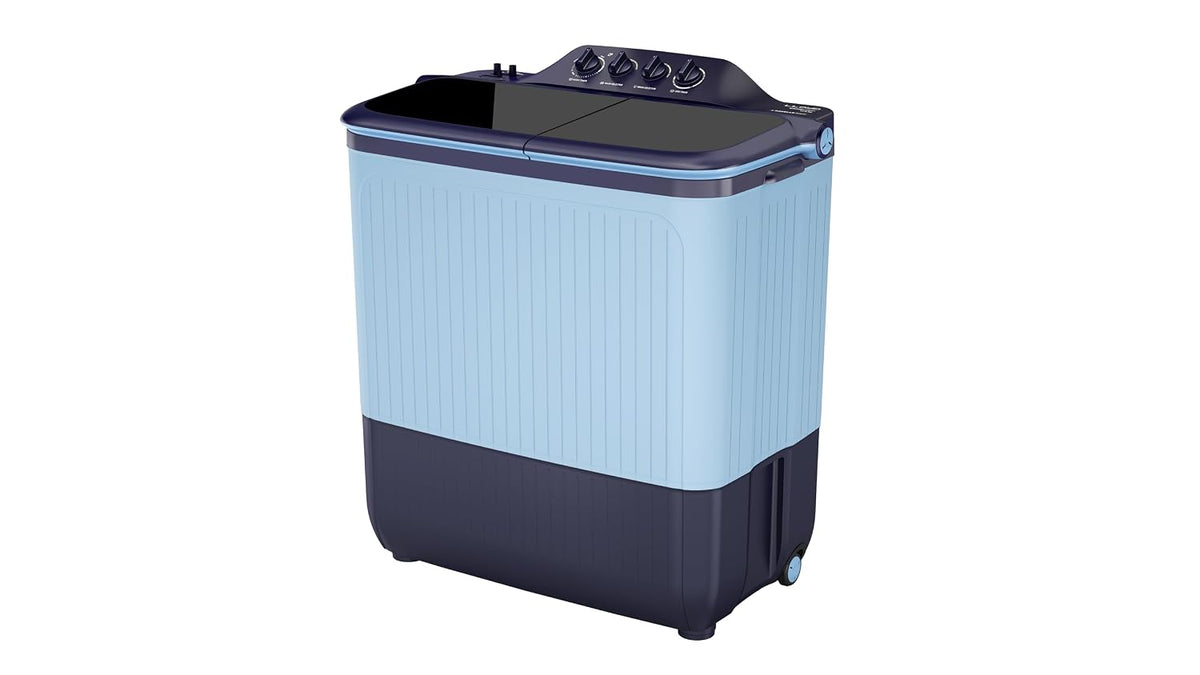 Lloyd Elante Pluss 12 Kg 5 Star Semi-Automatic Top Load Washing Machine (GLWS125EPHIB, Indigo Blue)