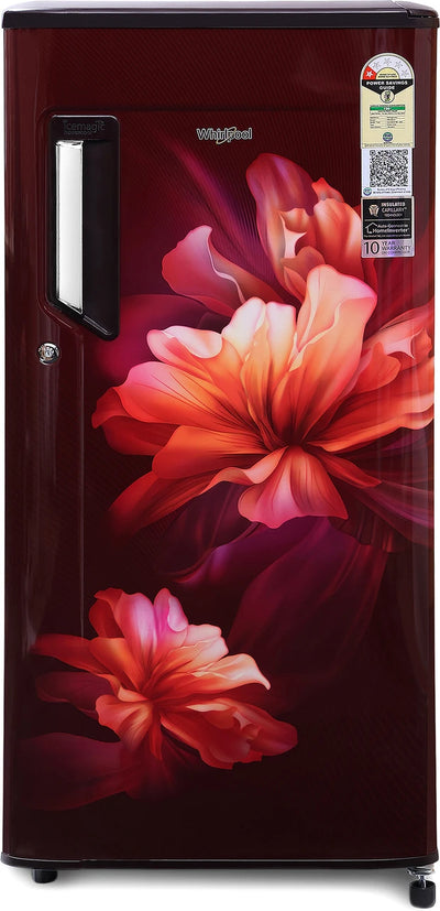 Whirlpool 180 L Direct Cool Single Door 1 Star Refrigerator (Wine Bliss, 200 IMPC PRM 1S WINE BLISS-Y)