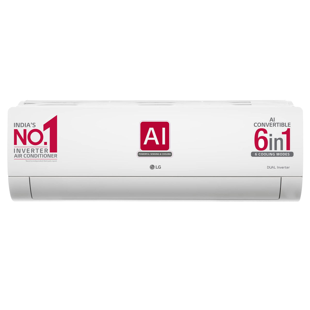 LG 1.5 Ton 3 Star, Smart Inverter Split AC (100% Copper Condenser, AI Convertible 6-in-1, Faster Cooling & Energy Saving, Diet Mode+, HD Filter with Anti-Virus Protection,Him Clean, AS-Q18JNXE,White)