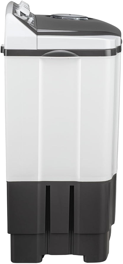 LG 7.5 kg 5 Star Wind jet dry Semi-Automatic Top Load Washing Machine (P7510RGAZ, Dark Gray, Roller Jet Pulsator)