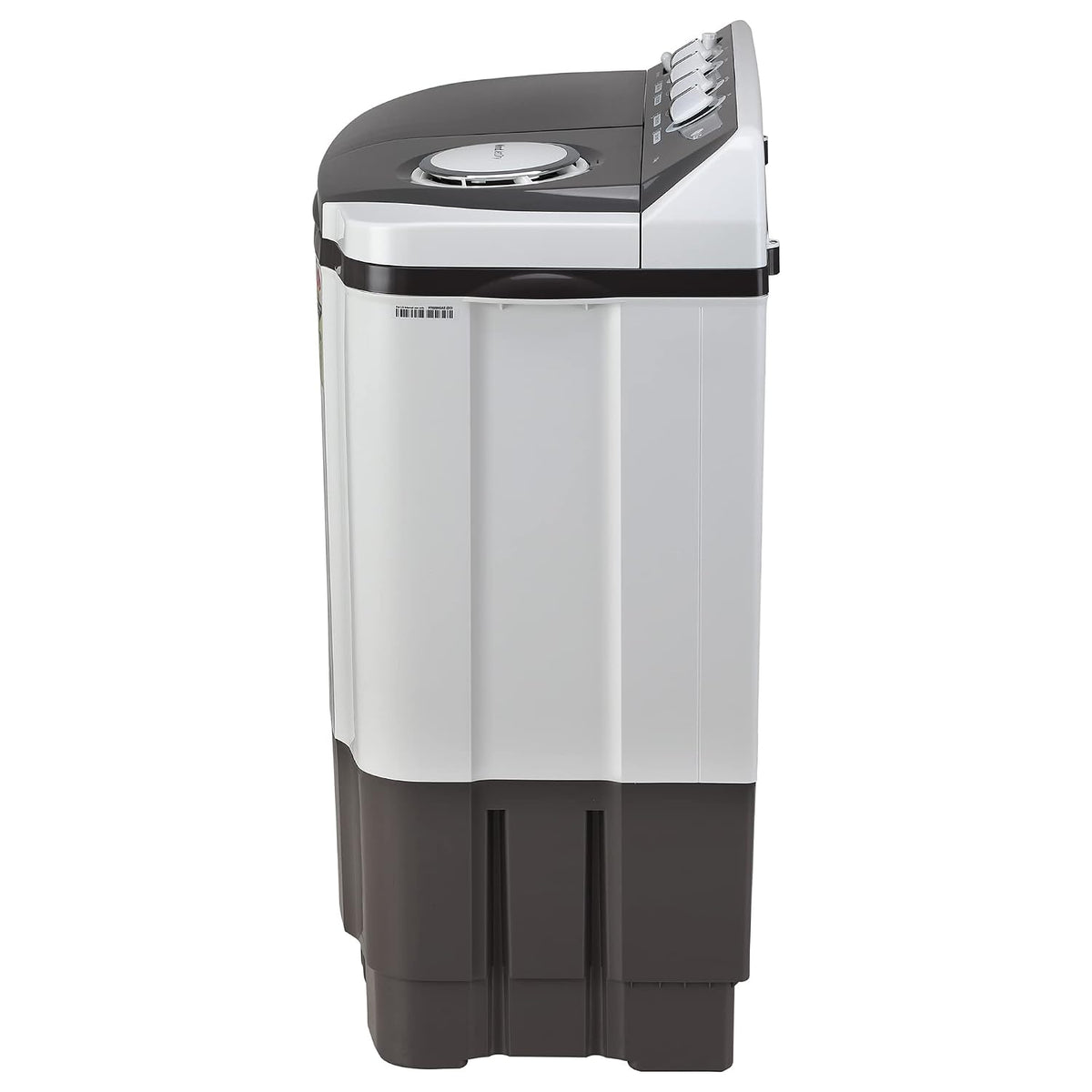 LG 7 Kg 5 Star Wind Jet Dry Semi-Automatic Top Loading Washing Machine (P7020NGAZ, Dark Gray, Rat Away Feature)