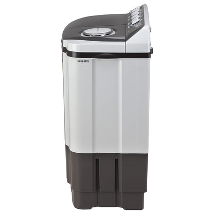LG 7 Kg 5 Star Wind Jet Dry Semi-Automatic Top Loading Washing Machine (P7020NGAZ, Dark Gray, Rat Away Feature)