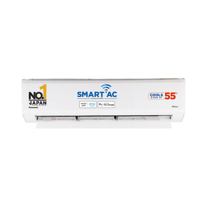 Panasonic 1.5 Ton 3 Star Premium Wi-Fi Inverter Smart Split AC (Matter/MirAIe, AI, DustBuster, 55°C Oper., Copper Condenser, 8in1 Convertible, 2-Way, PM0.1 Filter, CS/CU-SU18BKY3W, 2026 Model, White)