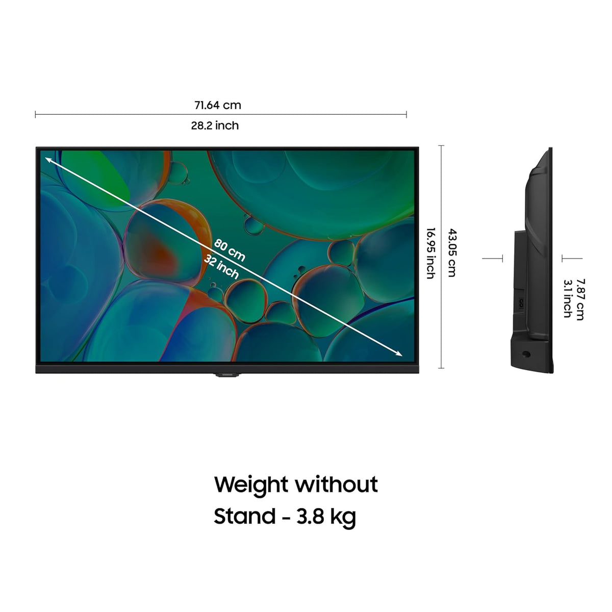 Samsung 80 सेमी (32 इंच) एचडी स्मार्ट एलईडी टीवी UA32H4550FUXXL