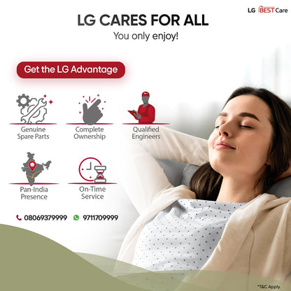 LG 1.5 Ton 3 Star, Smart Inverter Split AC (100% Copper Condenser, AI Convertible 6-in-1, Faster Cooling & Energy Saving, Diet Mode+, HD Filter with Anti-Virus Protection,Him Clean, AS-Q18JNXE,White)