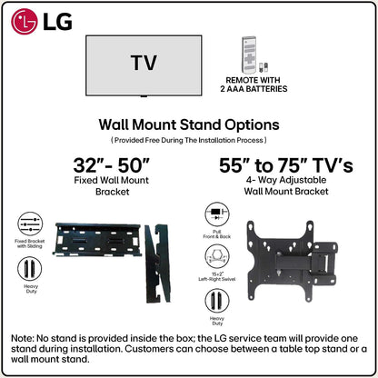 LG 139 cms (55 inches) NU87 AI Series Nano 4K Ultra HD (3840 x 2160) Smart webOS LED TV 55NU870BPLA 2026