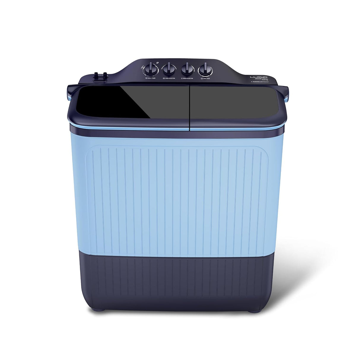 Lloyd Elante Pluss 12 Kg 5 Star Semi-Automatic Top Load Washing Machine (GLWS125EPHIB, Indigo Blue)