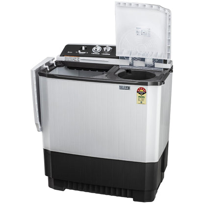 LG 10 Kg, 5 Star, Roller Jet Pulsator, Semi-Automatic Top Loading Washing Machine (P1040RGAZ, Dark Gray, Better wash with effective scrubbing, Rat Away Feature, 5 Year Motor Warranty)