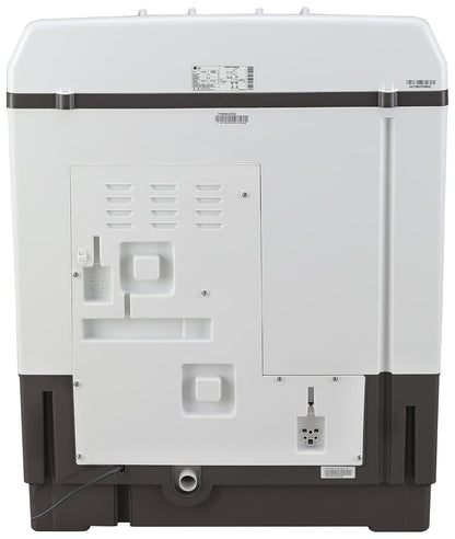 LG 7 Kg 5 Star Wind Jet Dry Semi-Automatic Top Loading Washing Machine (P7020NGAZ, Dark Gray, Rat Away Feature)