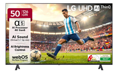 LG 139 cms (55 inches) NU87 AI Series Nano 4K Ultra HD (3840 x 2160) Smart webOS LED TV 55NU870BPLA 2026