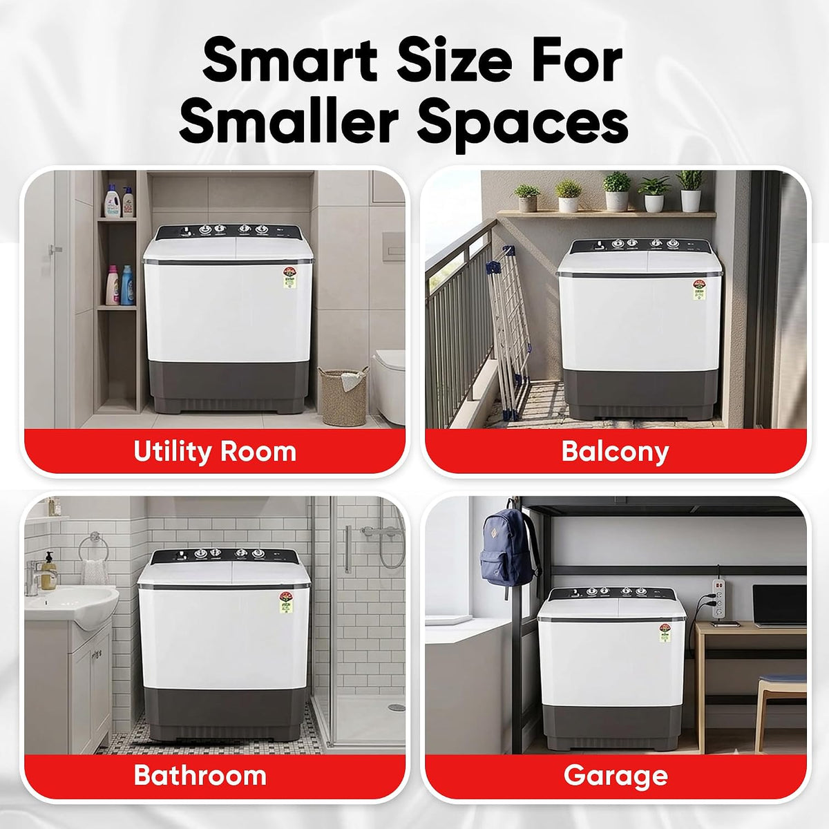 LG 10 Kg, 5 Star, Roller Jet Pulsator, Semi-Automatic Top Loading Washing Machine (P1040RGAZ, Dark Gray, Better wash with effective scrubbing, Rat Away Feature, 5 Year Motor Warranty)