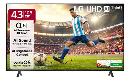 LG 139 cms (55 inches) NU87 AI Series Nano 4K Ultra HD (3840 x 2160) Smart webOS LED TV 55NU870BPLA 2026