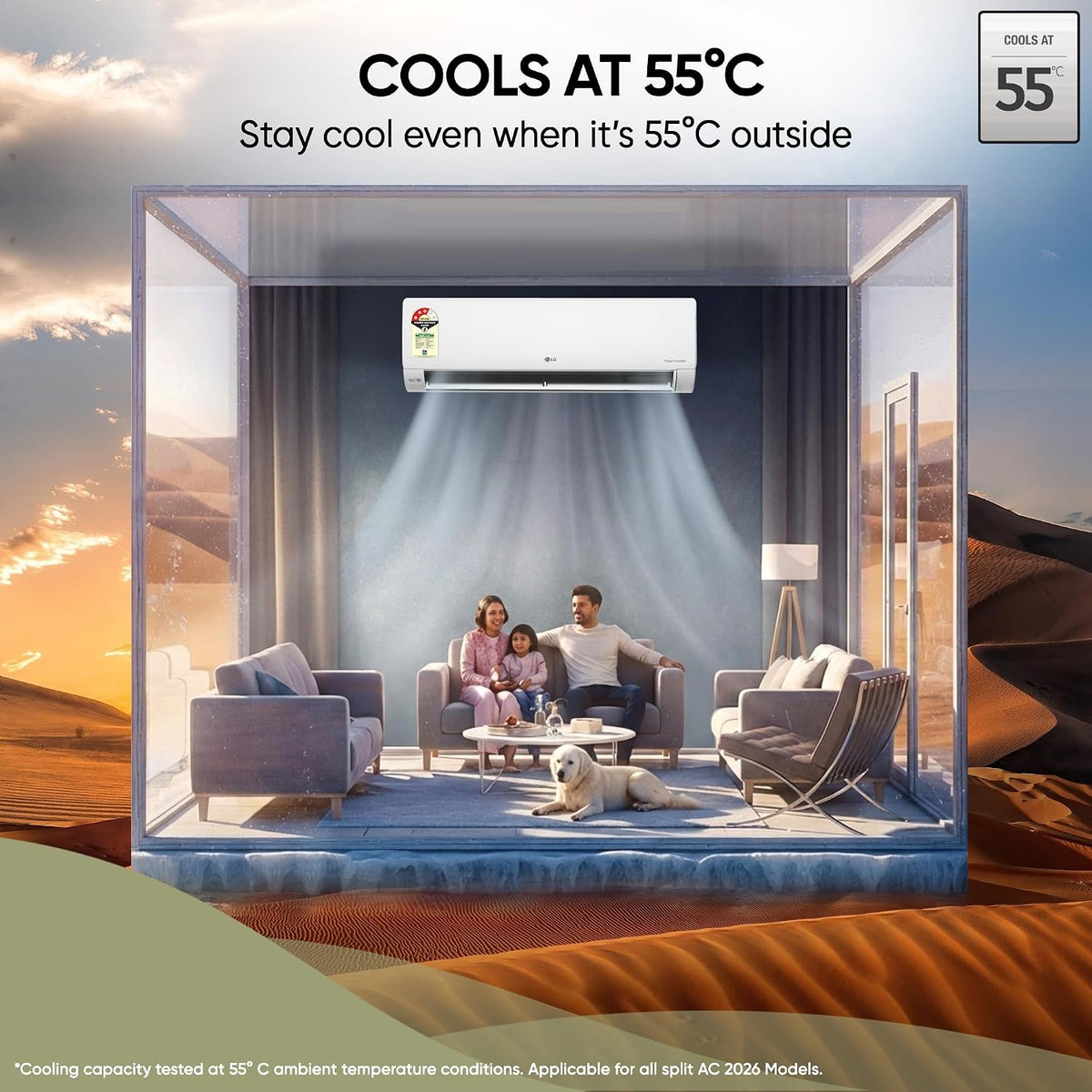 LG 1.5 Ton 3 Star, Smart Inverter Split AC (100% Copper Condenser, AI Convertible 6-in-1, Faster Cooling & Energy Saving, Diet Mode+, HD Filter with Anti-Virus Protection,Him Clean, AS-Q18JNXE,White)