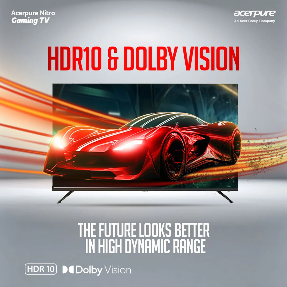 acerpure Nitro 108 cm (43 inch) QLED Ultra HD (4K) Smart Google TV with 120 Hz GTV 5.0 |Android 14 |Dolby Vision & Dolby Atmos|40W Sound|Tuner|Wi-Fi Direct|ALLM |VRR|MEMC|Karaoke|AI|Gaming |Wall Mount (AP43UG75PNTO5)