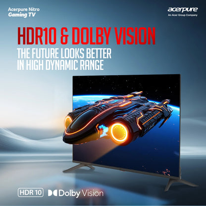acerpure Nitro 139 cm (55 inch) QLED Ultra HD (4K) Smart Google TV with 120 Hz GTV 5.0 |Android 14 |Dolby Vision & Dolby Atmos|50W Sound|Tuner|Wi-Fi Direct|ALLM |VRR|MEMC|Karaoke|AI|Gaming |Wall Mount (AP55UG75PNTO5)