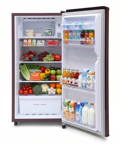 Whirlpool 180 L Direct Cool Single Door 1 Star Refrigerator (Wine Bliss, 200 IMPC PRM 1S WINE BLISS-Y)