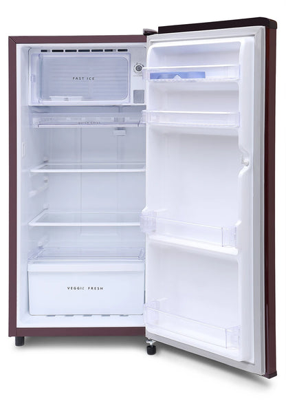 Whirlpool 180 L Direct Cool Single Door 1 Star Refrigerator (Wine Bliss, 200 IMPC PRM 1S WINE BLISS-Y)